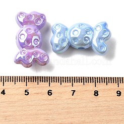 UV Plating Opaque Acrylic Beads&nbsp;MACR-F083-10