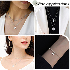 4Pcs 925 Sterling Silver Pendants&nbsp;STER-BBC0005-37B