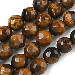 Natural Tiger Eye Beads Strands&nbsp;GG-CBA12F1-A02-10MM
