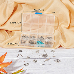 DIY Lotus Yoga Dangle Earring Making Kits&nbsp;DIY-SC0019-71
