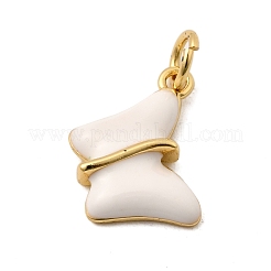 Brass Enamel Charms&nbsp;KK-I360-019G-08