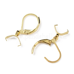 304 Stainless Steel Leverback Earring Findings with Pendant Bails&nbsp;STAS-WH0043-04G