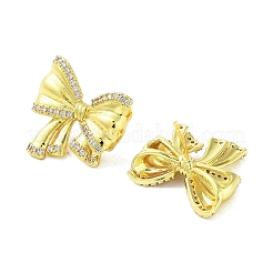 Rack Plating Brass Micro Pave Cubic Zirconia Stud Earrings for Women&nbsp;EJEW-A038-02G