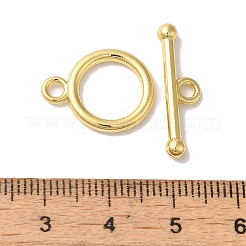 Rack Plating Brass Toggle Clasps&nbsp;KK-A225-06G