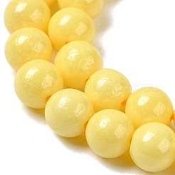 Cubic Zirconia Imitation Pearl Bead Strands&nbsp;ZIRC-P109-03C-04
