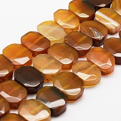 Natural Agate Beads Strands&nbsp;G-P311-A