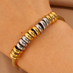 304 Stainless Steel Beaded Bracelets&nbsp;WG9C266-01