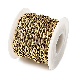 316 Surgical Stainless Steel Figaro Chains&nbsp;CHS-H114-09B-G