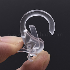 プラスチックカニカン  透明  35x24.5x6mm  穴：3mm&nbsp;X-KY-ZX002-05-B