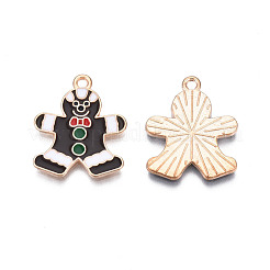 Christmas Style Alloy Enamel Pendants&nbsp;ENAM-Q442-53