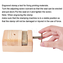 Chinese Seal Stamp Cutting and Stone Seal Carving Hand Tools Set&nbsp;TOOL-WH0029-03