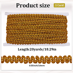Polyester Braided Lace Trim&nbsp;OCOR-WH20018-22A