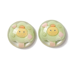 Transparent Resin Cabochons&nbsp;RESI-G034-B08