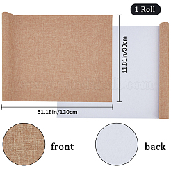 DIY 模造リネン生地  ペーパーバック付き  製本用  ベルベットボックス作り  ペルー  300x1300mm&nbsp;SENE-WH0003-37A-04
