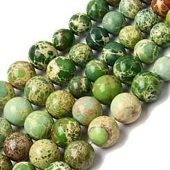 Natural Imperial Jasper Graduated Beads Strands&nbsp;G-A323-C03-01C