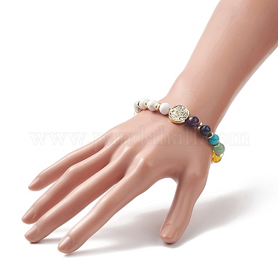 Wholesale Natural & Synthetic Mixed Gemstone & Brass Virgin