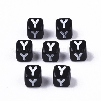 Opaque Acrylic Beads&nbsp;X-SACR-N002-01Y-1