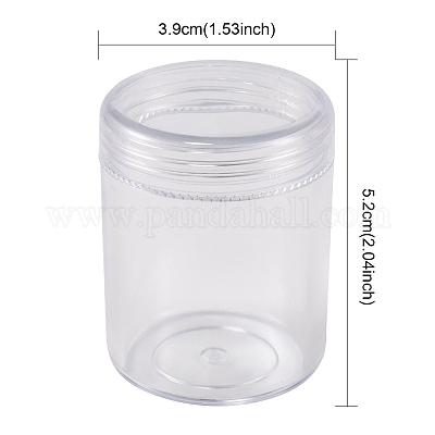 プラスチックビーズ収納ケース  長方形  透明  16x12.2x5.5cm  容量：20ml（0.67液量オンス）  約12個/セット&nbsp;LS-C002Y-1