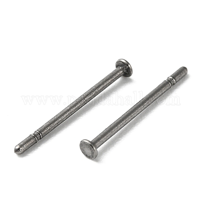 Titanium Stud Earring Findings&nbsp;FIND-R096-02A-P-1