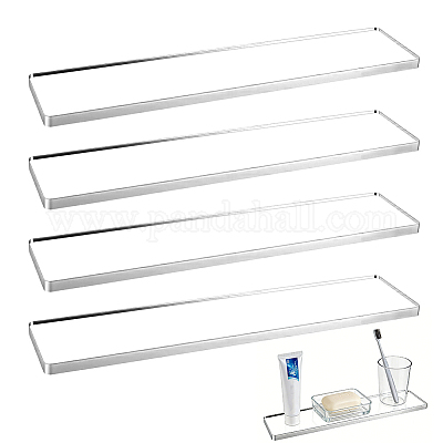 アクリル板  長方形  透明  330x76x9mm&nbsp;DIY-WH0622-730A-1