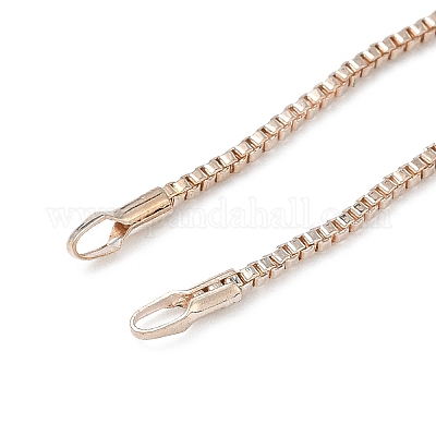 鉄端チェーン  ライトゴールド  55x1.3~2.5x2mm  穴：3~4x2mm&nbsp;IFIN-P042-01KCG-1