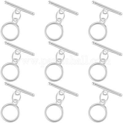 Brass Toggle Clasps&nbsp;KK-BBC0020-98-1