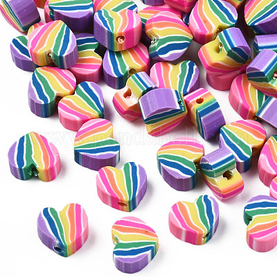 Handmade Polymer Clay Beads&nbsp;CLAY-Q252-01-1