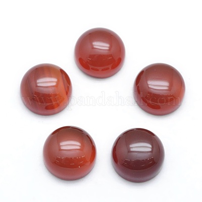 Natural Carnelian Cabochons&nbsp;G-P393-R03-10mm-1
