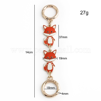 Alloy Enamel Bag Extension Chains&nbsp;PW-WGEE1A6-05-1