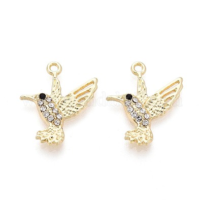 Alloy & Crystal Rhinestone Pendants&nbsp;PALLOY-T095-09KCG-1