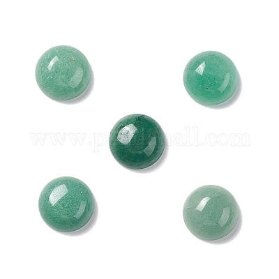 天然石グリーンアベンチュリンカボション  半円  12x5~6mm&nbsp;G-P393-R15-12mm-1