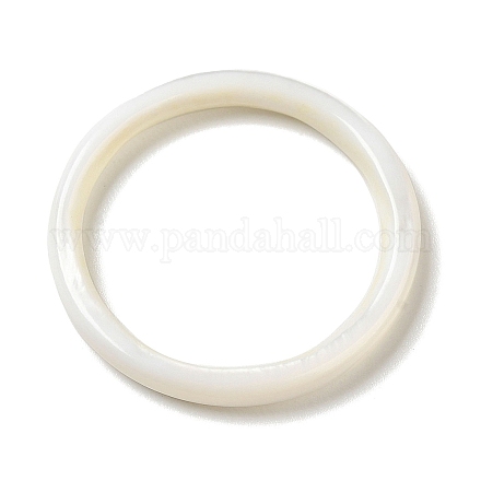 Natural White Shell Linking Ring&nbsp;SSHEL-M022-06C-1