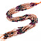 Natural & Synthetic Mixed Gemstone Beads Strands, Round Beads, Faceted, 4x4mm, Hole: 0.6mm, about 80~100pcs/strand, 15.35''~15.75''(39~40cm)