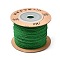 Nylon Braided Cord for Jewelry Making Macrame Craft, Lime Green, 0.6mm, about 109.36 yards(100m)/roll