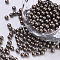Glass Seed Beads, Baking Varnish, Opaque Colours, For Nail Art Decoration, No Hole/Undrilled, Round, Tan, 2~2.5mm, about 450g/bag