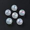 Acrylic Round Beads, Light Sky Blue, 16mm, Hole: 2.5mm