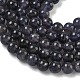 Natural Cordierite/Iolite/Dichroite Beads Strands&nbsp;G-P132-14-6mm-7