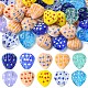 1 Strand Handmade Lampwork Bumpy Beads Strands&nbsp;LAMP-YW0004-10-1