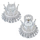 Plastic Rhinestone Ring Boxes&nbsp;CON-WH0086-142-1