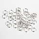 鉄オープン丸カン  ラウンド  プラチナ  10x1.0mm  18ゲージ  内径：8mm  約5600個/1000g&nbsp;IFIN-A018-10mm-P-1