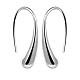 Silver Color Plated Brass Dangle Earrings&nbsp;EJEW-BB11917-1