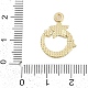Rack Plating Alloy Micro Pave Rhinestone Pendants&nbsp;FIND-K020-05G-3