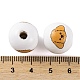 Wood European Beads&nbsp;WOOD-G021-01I-3