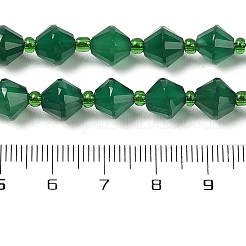 Natural Green Onyx Agate Beads Strands&nbsp;G-NH0001-F01-01A