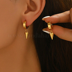 Stainless Steel Cone Hoop Earrings&nbsp;MY1932