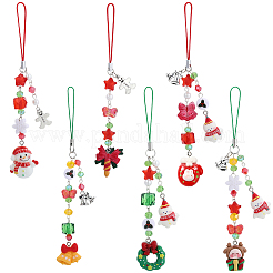 DIY Christmas Mobile Phone Strap Kit&nbsp;DIY-SC0032-70