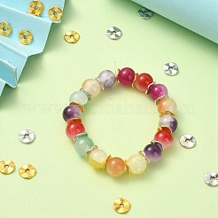 100Pcs 2 Colors Tibetan Style Wavy Spacer Beads&nbsp;TIBEB-YW0001-67