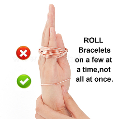 40 Strands Spring Bracelets&nbsp;TWIR-BC0001-51RG