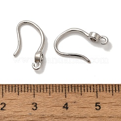 Rack Plating Brass Micro Pave Clear Cubic Zirconia Earring Hooks&nbsp;KK-A231-09P