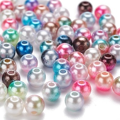 900Pcs 15 Style Rainbow ABS Plastic Imitation Pearl Beads&nbsp;OACR-YW0001-13